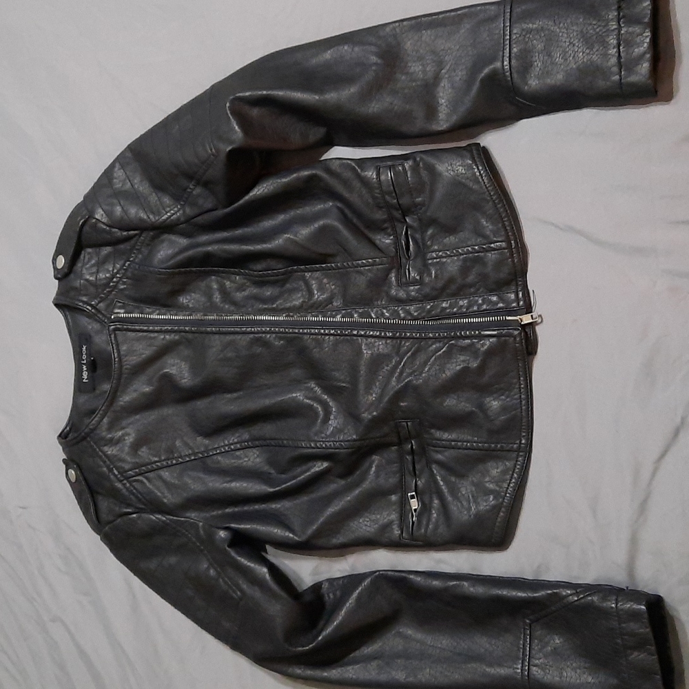 Faux leather jacket